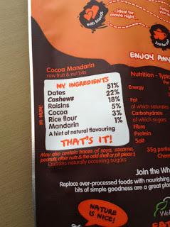 nakd posh bits cocoa mandarin 