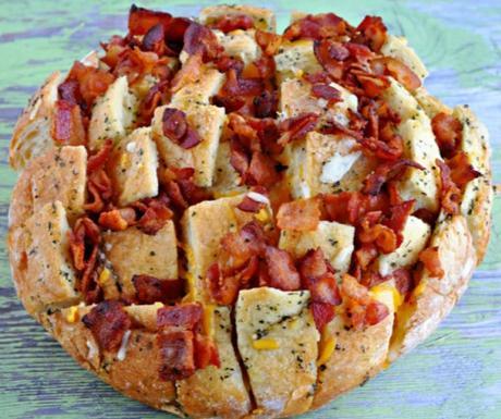 Bacon & Cheese Pull-Apart Bread