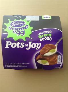 cadbury screme egg pots of joy green goooo