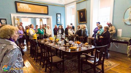 Explanation of the Dinning Room in the Bishop's Palace.