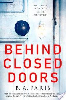 #FRC2016 – Behind Closed Doors by B.A. Paris