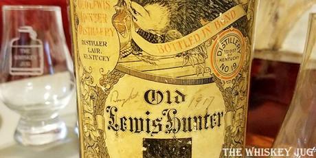 Old Lewis Hunter Whiskey Label