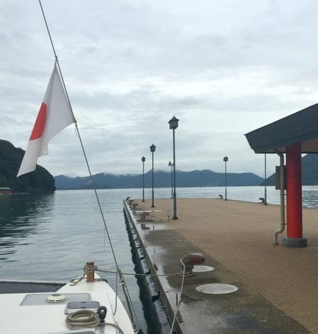 dock at Omishima Island, Japan