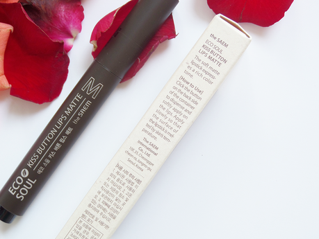 the SAEM Eco Soul Kiss Button Lips Matte Review, Photos, & Swatches