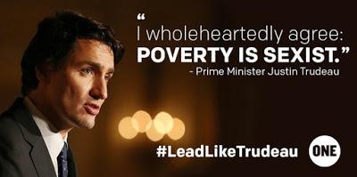 Canada: PM Justin Trudeau's Reply To The #PovertyIsSexist Campaign