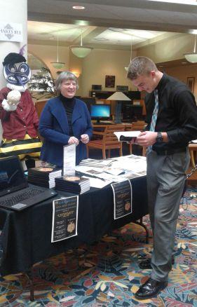 Marie Ann Dean at Saint Ambrose University book signing