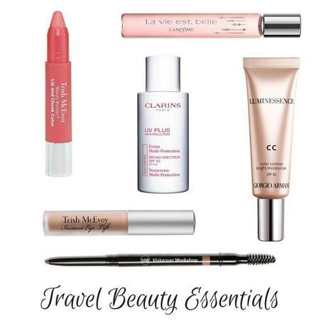 a few of my beauty travel essentials