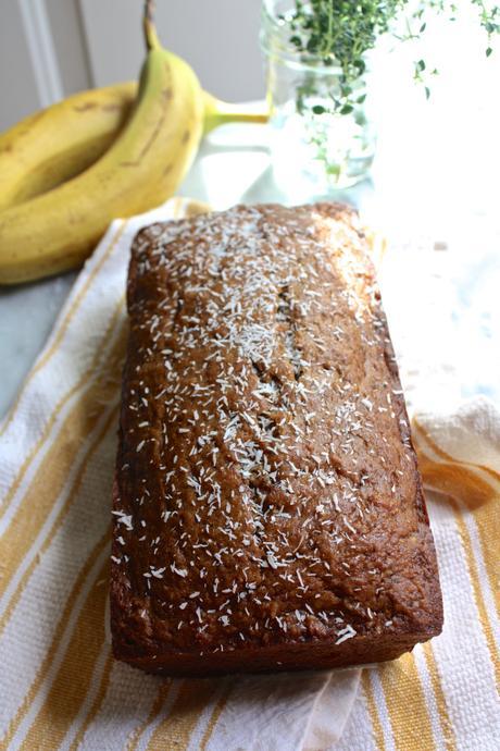 Whiskey Banana Bread with Coconut | Dreamery Events