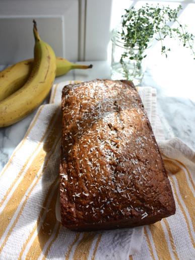 Whiskey Banana Bread with Coconut | Dreamery Events