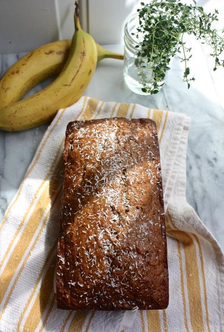 Whiskey Banana Bread with Coconut | Dreamery Events