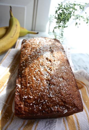 Whiskey Banana Bread with Coconut | Dreamery Events