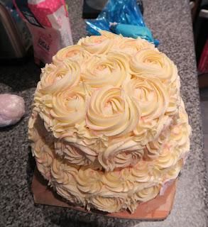 Lemon & Elderflower and Orange & Honey Floral Cake: GBBO Week #6