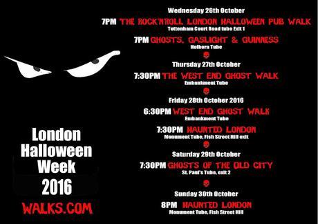 London Walks #Halloween 27 Days To Go