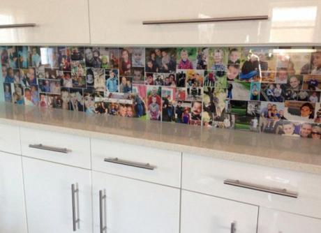 Kitchen Splash Back Made With Photos