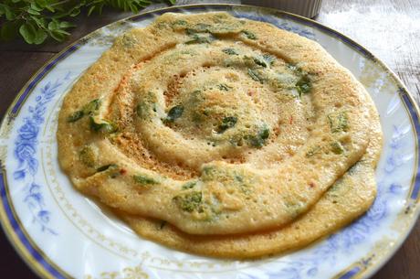 Drumstick leaves - Lentils Crepes | Murunga Keerai / Moringa  Adai | Breakfast Recipe