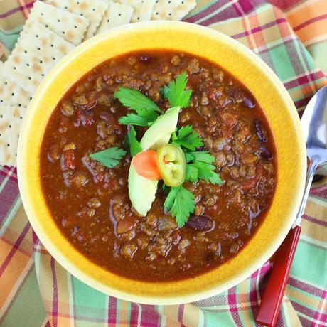 Slow Cooker Pumpkin Chili #PumpkinWeek Slow Cooker Pumpkin Chili