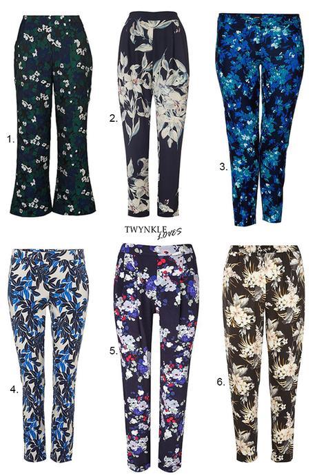 RIGHT NOW I'M LOVING | FLORAL PRINT TROUSERS