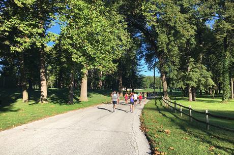 Miller Park section of Omaha Marathon