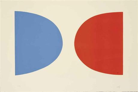 Ellsworth Kelly - Blue and Orange,  1965