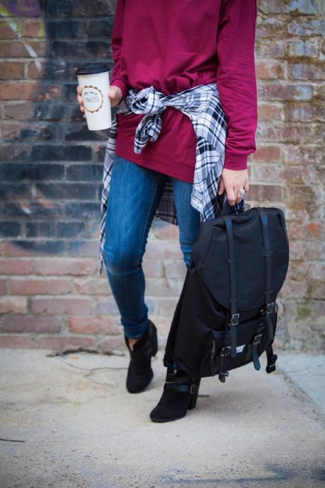 We're all about expressing ourselves and street style, so throw a flannel over a slouchie and you're ready for fall weather. Looking for some fashion steals? This slouchie is HALF OFF with an exclusive code for The Samantha Show readers! 