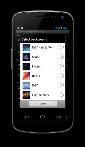 3D Parallax Background 1.30 APK