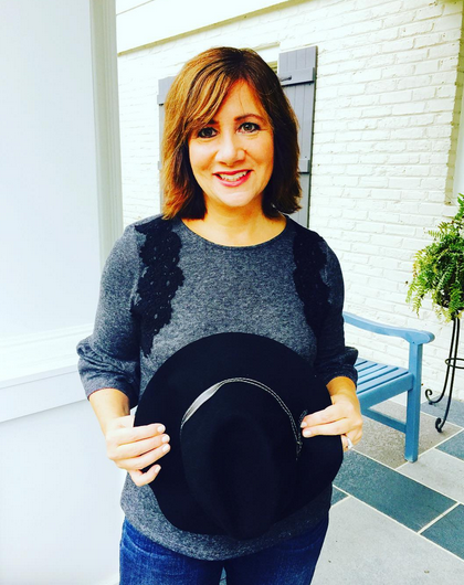 Day 8 | Saturday feels for #frocktober in this comfy #ootd ... #laurenconradcollection top with her jeans (great fit)! Wearing my #sodashoes booties on my feet; #maddengirl hat. Ready for an evening with family. Happy rainy Saturday! 