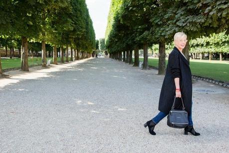 Jardin du Luxembourg, Sandro coat and boots