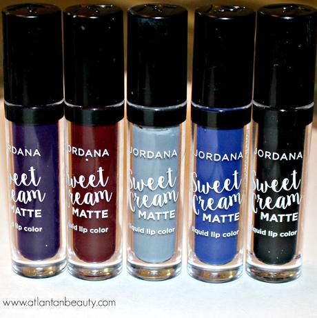 Jordana Sweet Cream Matte Liquid Lip Color Shades for Halloween 2016