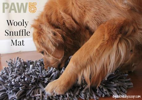 paw5 wooly snuffle mat to challenge your dogs senses
