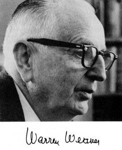 Rockefeller Foundation administrator Warren Weaver.