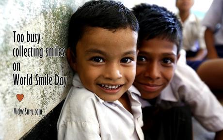 Too busy collecting smiles on #WorldSmileDay