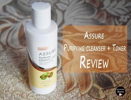 Review  //  Assure Purifying cleanser + Toner