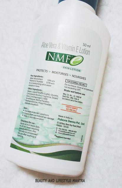Review // Aloe Vera & Vitamin E NMF Skin Lotion