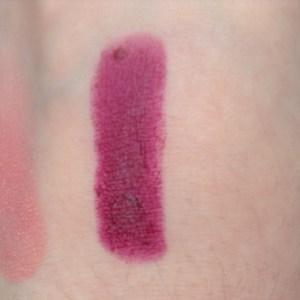 October 2016 IPSY Review Noyah Lipstick in Currant News swatch