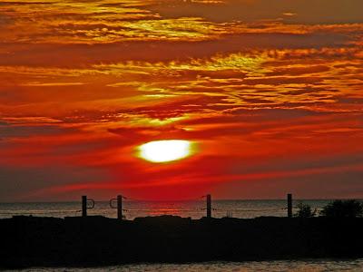 Webster Beach Park sunset revisited  [Sky Watch Friday]