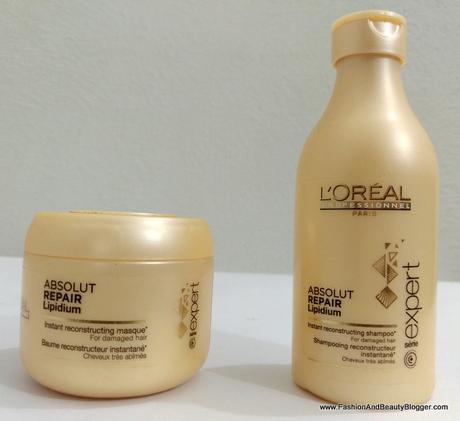 Loreal Absolut Repair Shampoo and hair mask Review for Damaged Hairs
