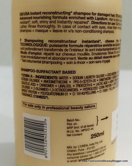 Loreal Absolut Repair Shampoo Review for Damaged Hairs