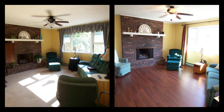 Before-After Living Room