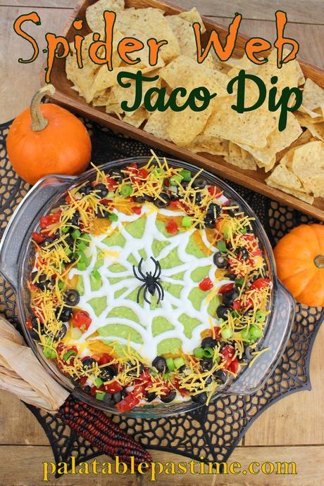 Spider Web Taco Dip Spider Web Taco Dip