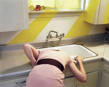 Photographer Anastasia Cazabon Head In Sink