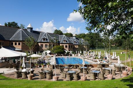 Outdoor pool at Pennyhill Park
