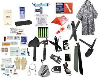 Image: Two Person Supply 3 Day Emergency Bug Out S.O.S. Food Rations, Drinking Water, LifeStraw Personal Water Filter, First Aid Kit, Tent, Blanket, ACU Poncho + Essential 21 Piece Survival Gear Set