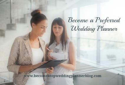 Become a Preferred Wedding Planner