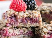 Lemon Berry Oatmeal Snack Bars (Gluten Free Vegan)