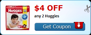October 19, 2016 Coupons $4.00 off any 2 Huggies