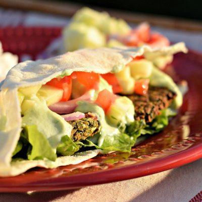 Baked Falafels with Homemade Tzatziki Sauce