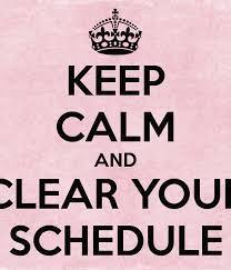 Clear Schedule