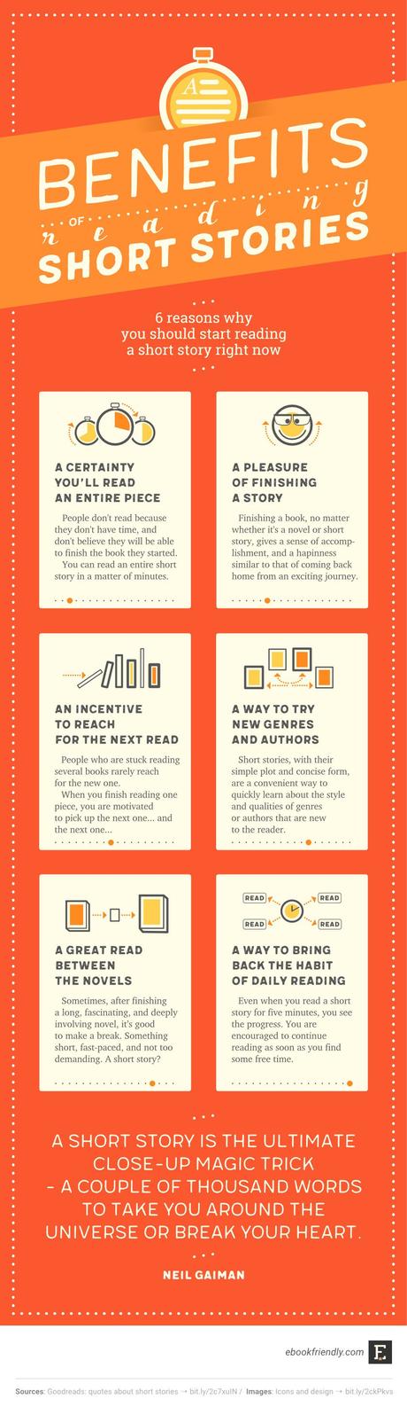 Benefits of reading short stories (infographic) | Ebook Friendly
