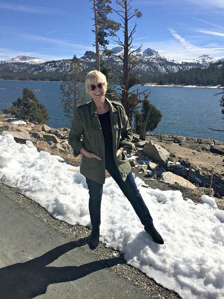 Cabin With A View: Road Trip With Sis snow in October, high Sierras