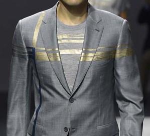 Gold can make even gray golden. By Brioni.